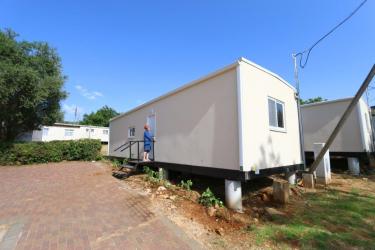 Inauguration of New Synagogue and Kviat Mezzuzot of Four New Modular Homes at Orot's Elkana Campus