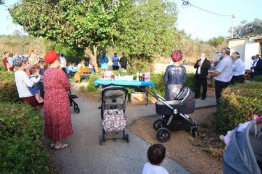 Inauguration of New Synagogue and Kviat Mezzuzot of Four New Modular Homes at Orot's Elkana Campus